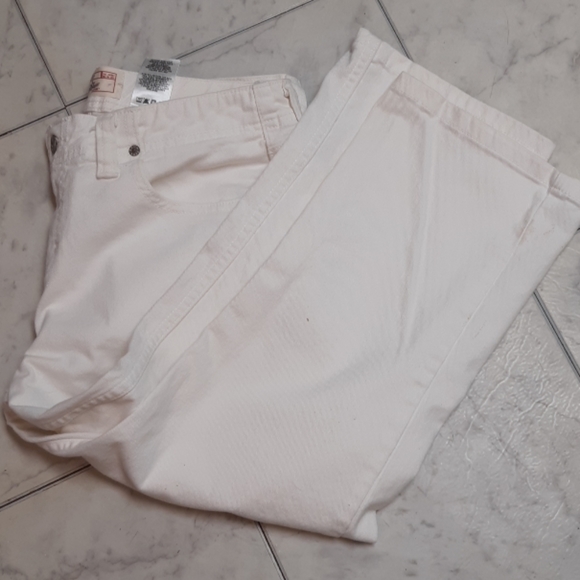 Levis sz 8 Misses stretch Capris Short pants B15 - Picture 5 of 5